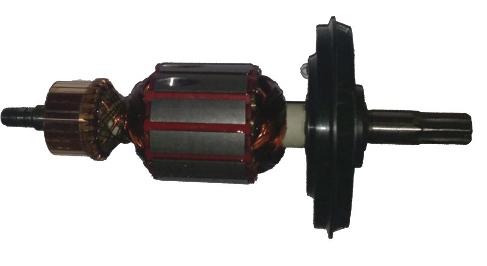 Якорь перфоратор Bosch GBH 5-40 (7-зуб прямой, D:12/46.5/30/8-мм, L:185-мм, а: 1614011098) [AEZ]