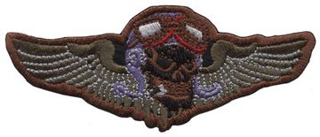 Нашивка Череп с крыльями Фантом 3