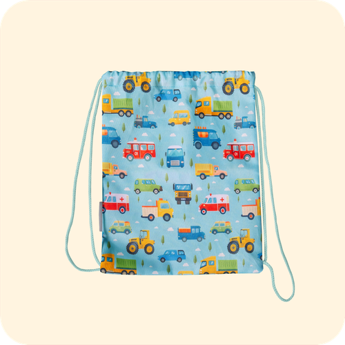 Мешок для сменки. Машинки принт