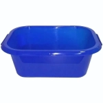 Таз прямоугольный 10 л ПП синий /15