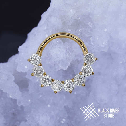 Кликер Glory Crystal PVD Yellow 1.2мм