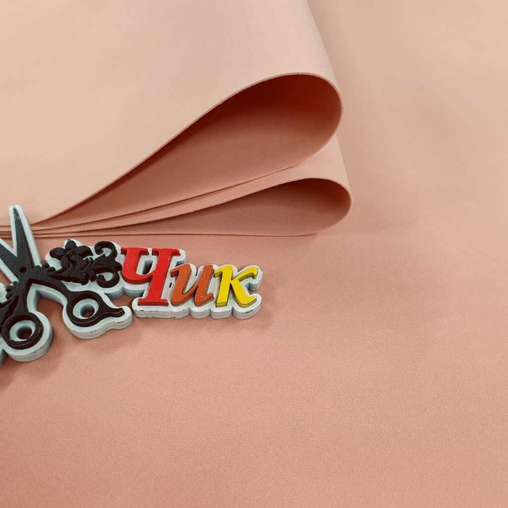 Фоамиран Иран 2 мм 60х70 см #238 Коралл