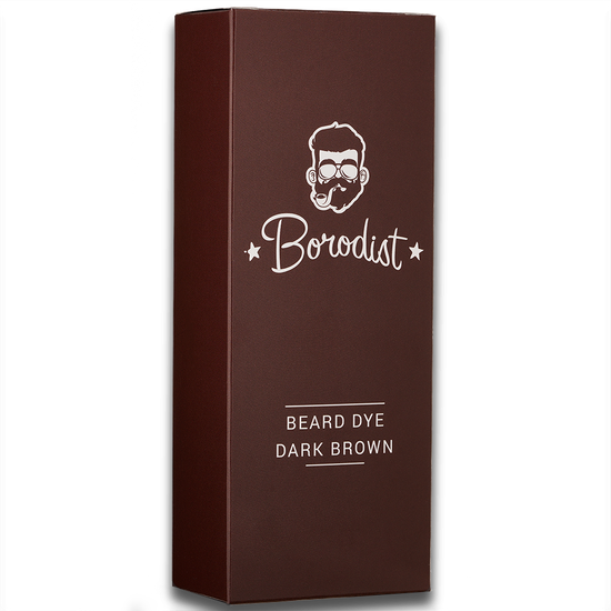 Краска для бороды Borodist (тёмно-коричневый)