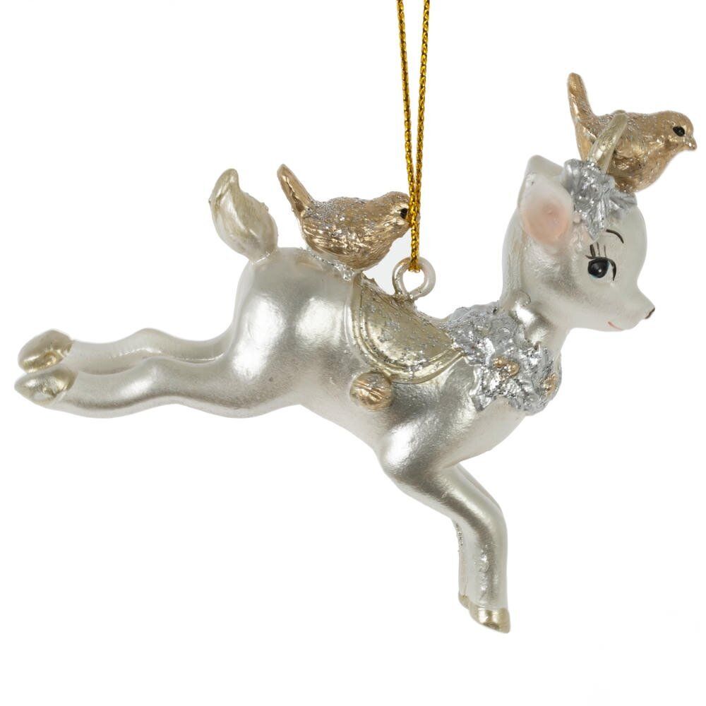 GAEM Фигурка декоративная подвесная "Олененок", L7 W1,5 H7 см