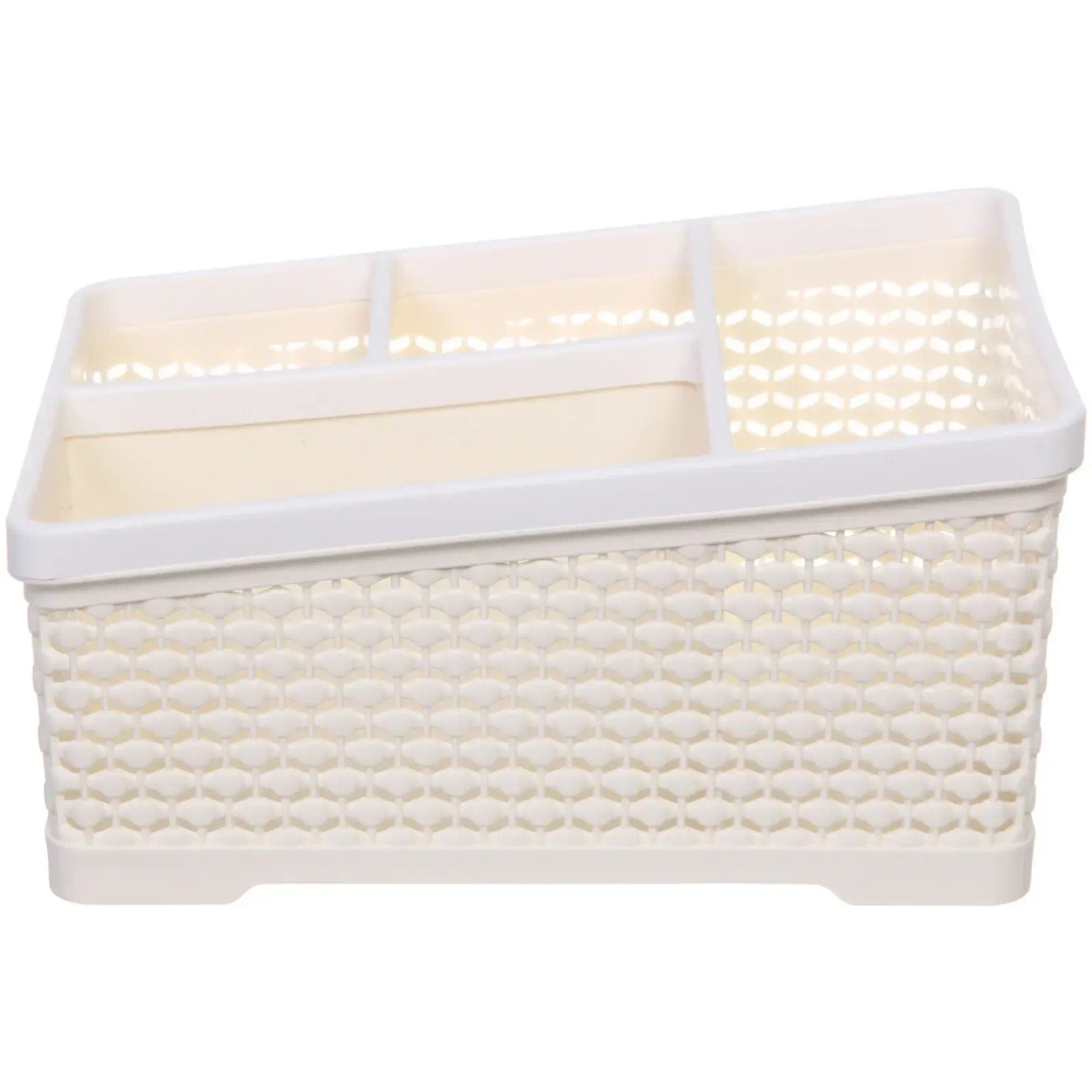 Сушилка для столовых приборов «Ферагамо», цвет молочный, 20*9.5*14.5см