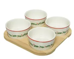 Набор чаш для пунша или для салата Спелые ягоды 4 шт., 20х5 см., Kaemingk (607912)