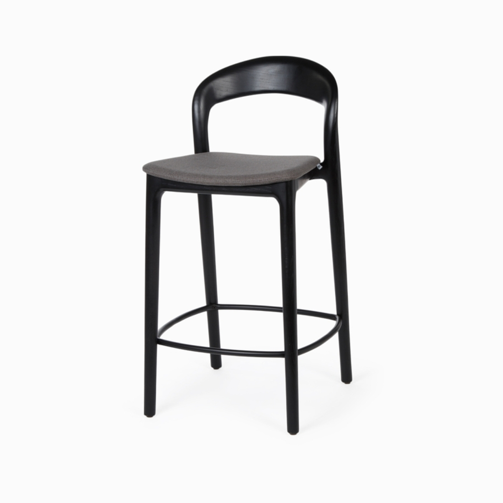Полубарный стул Canada темно-серый