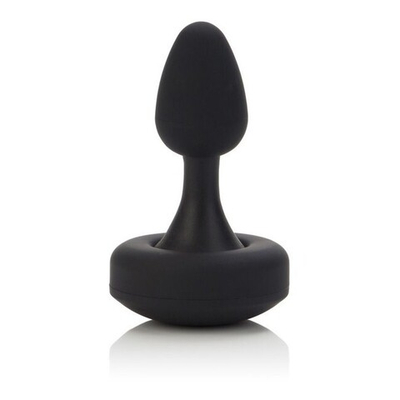 Анальная водонепроницаемая пробка с вибрацией Flexi Risqu (10 режимов) (Цвет: черный)