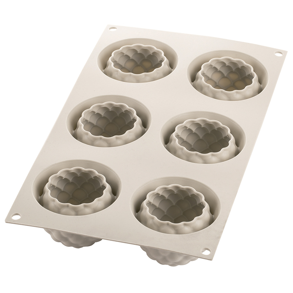 Форма силиконовая для приготовления пирожных segreti del bosco, 18х34 см