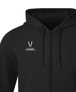 Флисовое худи на молнии ESSENTIAL Cotton Fleece FZ Hoodie, черный, детский