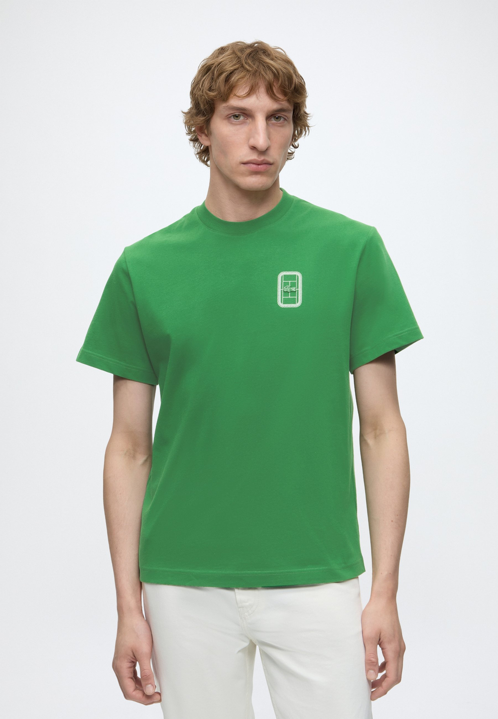 Lacoste Футболка с принтом - Зелёный (LA221005O-M11)