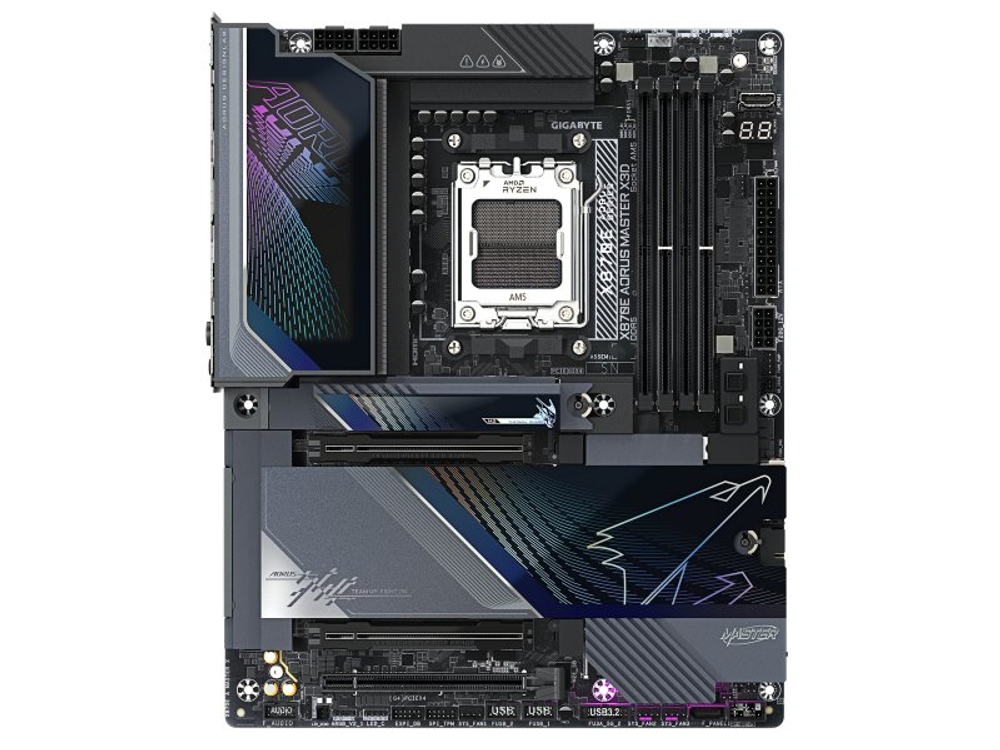 Материнская плата Gigabyte X870e Aorus Master X3d, Socket AM5, AMD X870E, ATX, RTL
