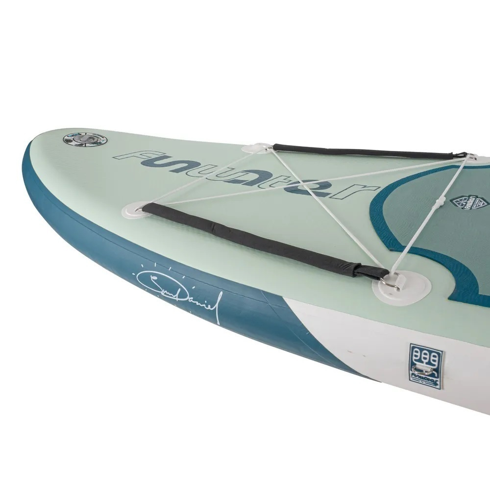 Надувная SUP-доска TechcTeam FunWater SEA TURTLE 10.6' (320x84x15 см) сапборд (сиденье в комплекте)