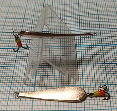 Блесна зимняя Winterlures Борода (Капелька) 35мм Тройник, без чеканки