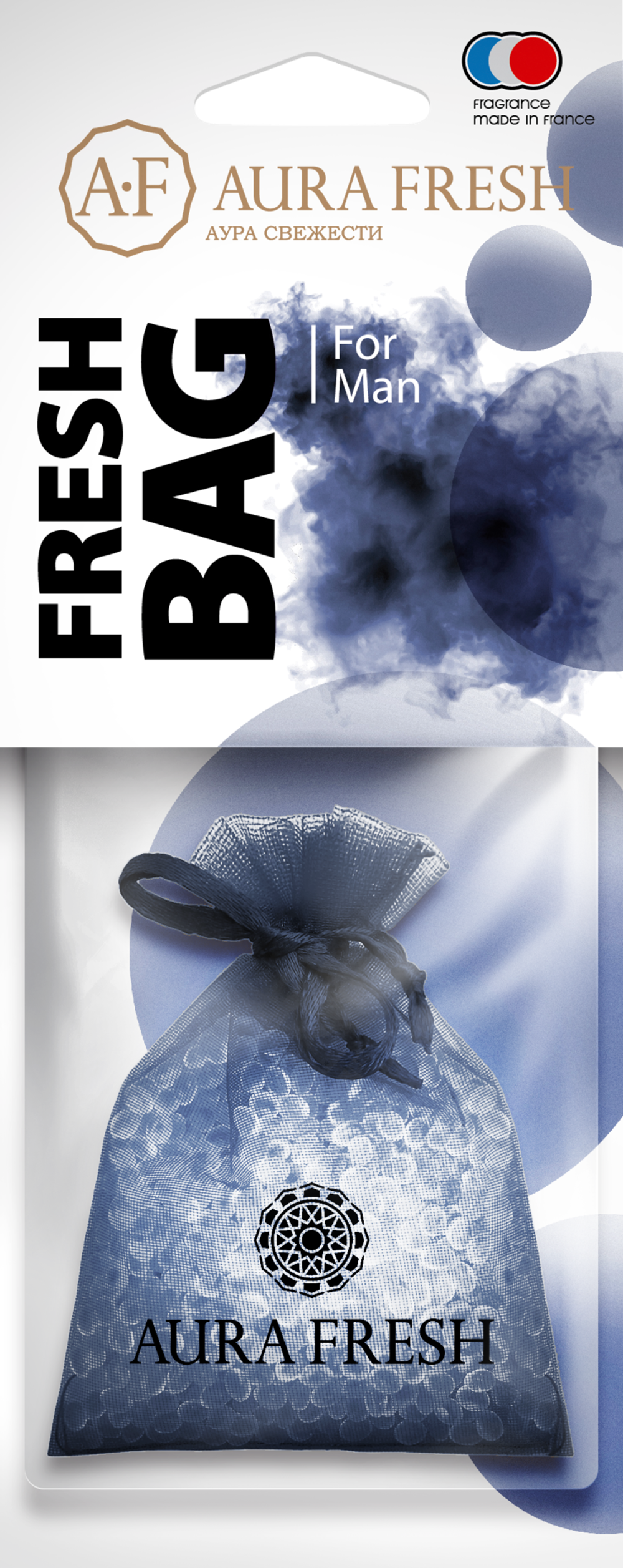 Аром-р AURA FRESH FRESH BAG FOR MAN Ароматизатор воздуха мешочек