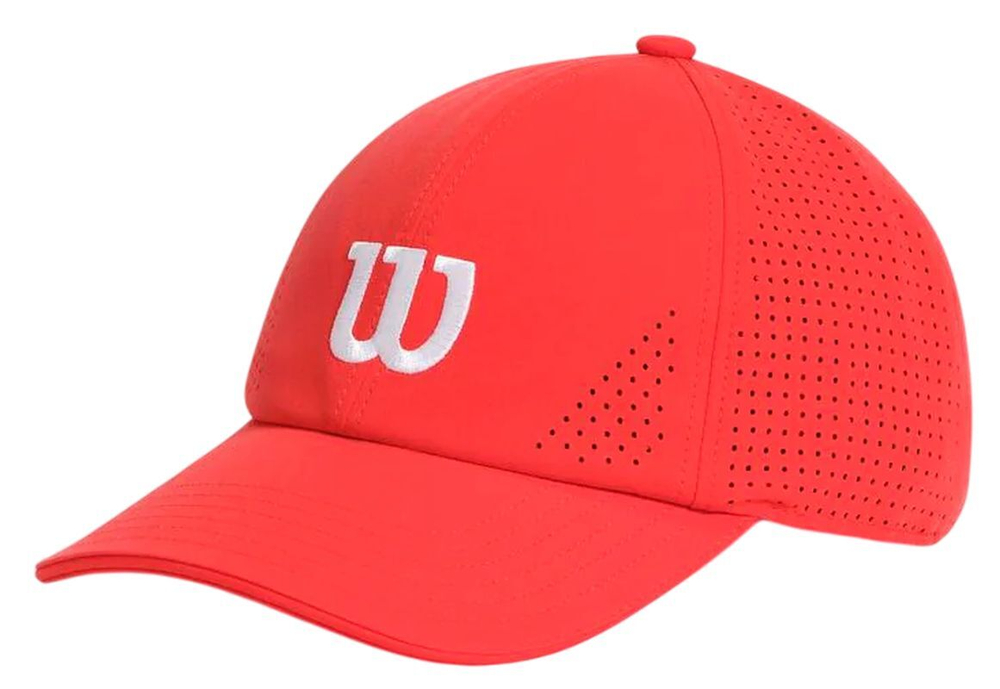 Теннисная кепка Wilson Active Perforated - красный