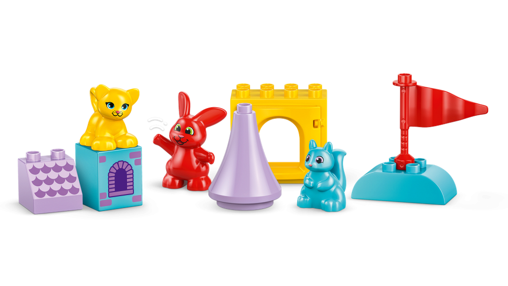 Конструктор LEGO DUPLO 10450 лего Игра «Замок Хоппи», для детей 2+