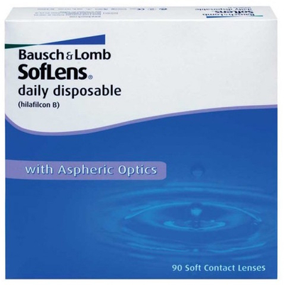 Однодневные контактные линзы SofLens Daily Disposable (уп. 90 линз)