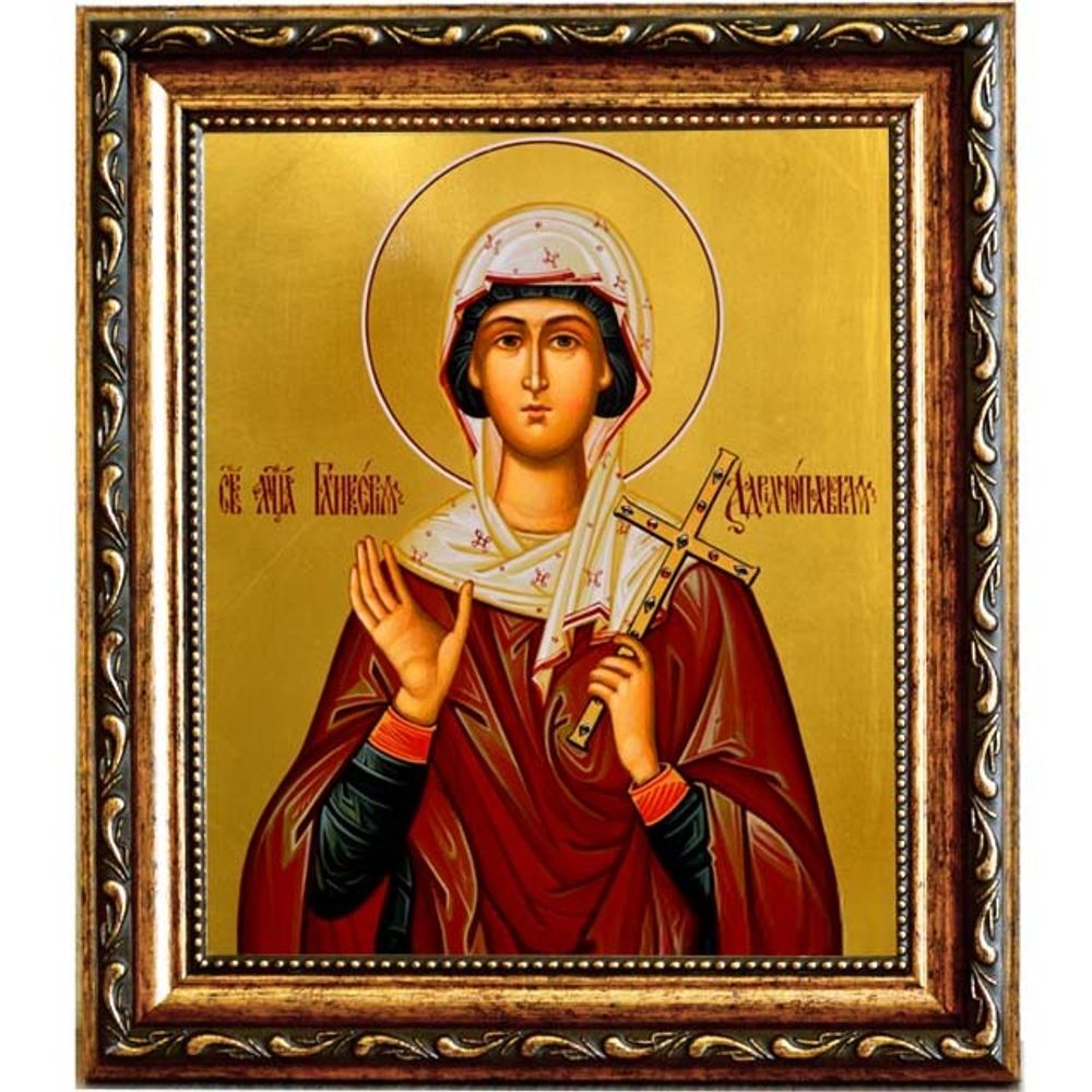 Гликерия Адрианопольская святая мученица. Икона на холсте.
