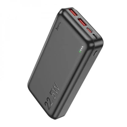 Внешний аккумулятор Hoco J101A 20000 mAh (22.5W, QC3.0, PD, 2USB, MicroUSB, Type-C) Черный