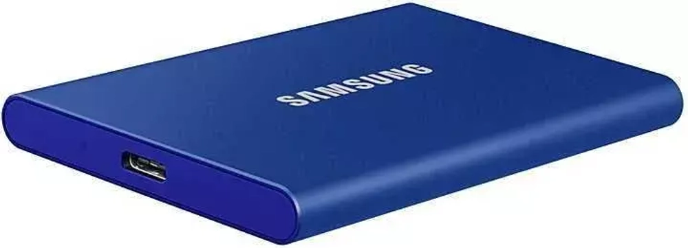 Внешний накопитель SSD USB3.0 1.8" 500Gб Samsung T7 (MU-PC500H/WW) USB 3.2 Type C Синий