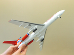 Модель самолета Ту-154М (М1:100, Самара) с шасси