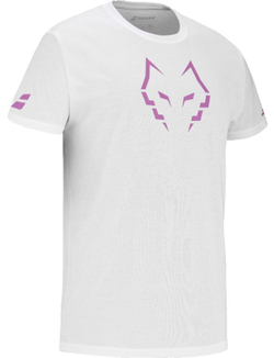 Мужская теннисная футболка Babolat Cotton Lebron - белый