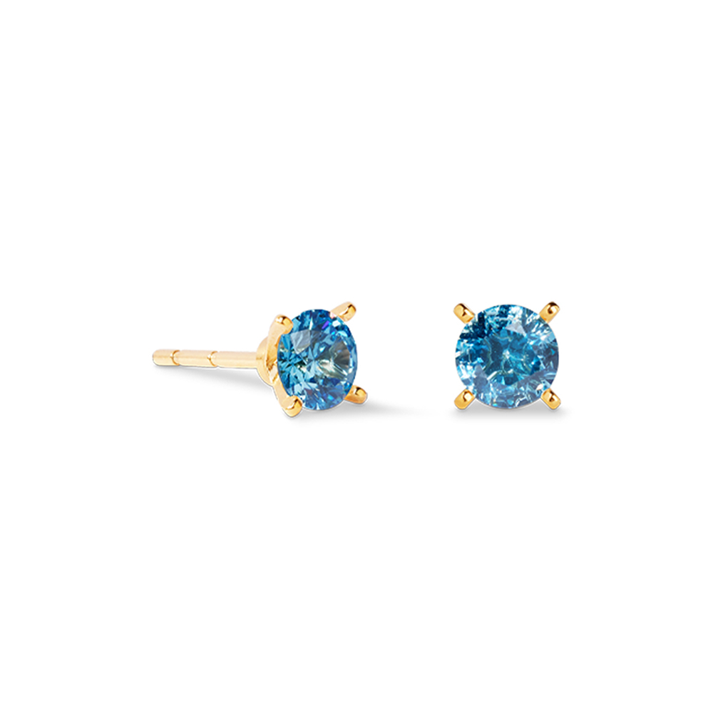 Серьги Coeur de Lion Blue-Gold 0207/21-0716
