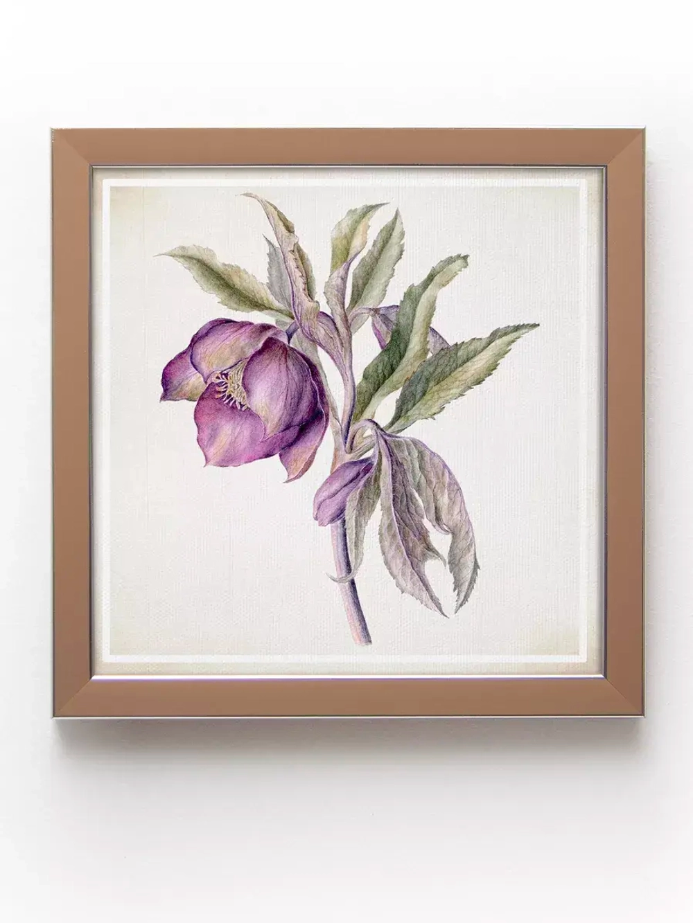 Картины на стену интерьерная на холсте 4 шт, 23*23 см