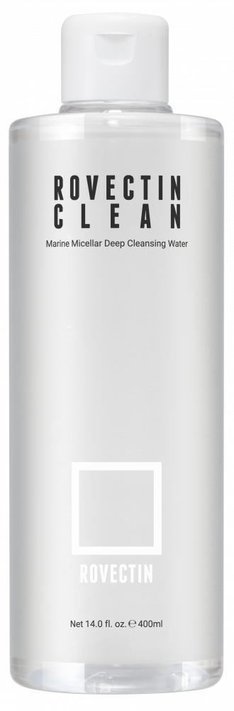 Жидкость для снятия макияжа ROVECTIN Clean Micellar Marine Deep Cleansing Water, 400 мл.