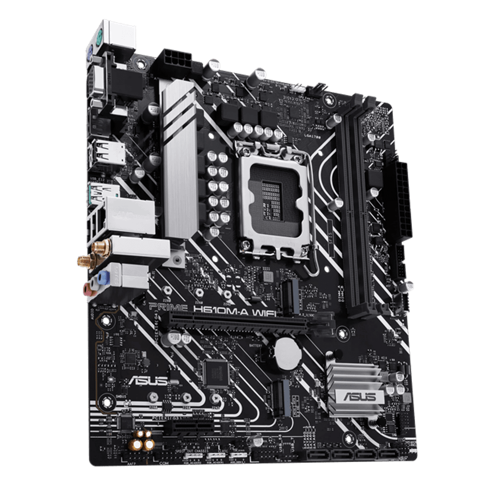 Материнская плата ASUS PRIME H610M-A WIFI, LGA1700 2xDDR5 4xSATA3 2xM.2 D-Sub HDMI DP mATX