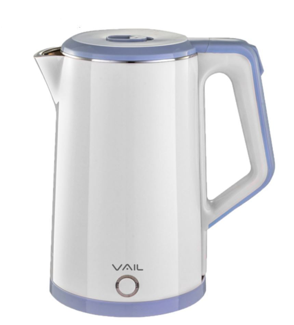 Чайник  VAIL VL-5553 (seamless) белый 1,8 л.
