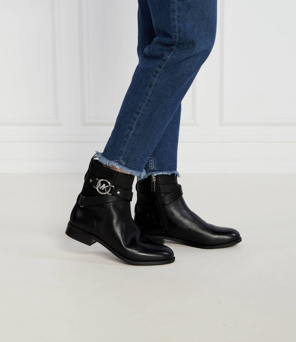 Кожаные ботильоны rubber Michael Kors - черный(40F2ROFE8L)
