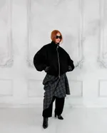 Бомбер Denis Detalov Crop черный