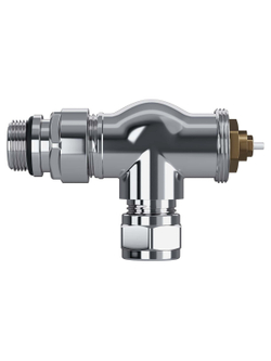 Набор термостатический осевой Royal Thermo Design Pro 15мм М30х1,5 (Хром)