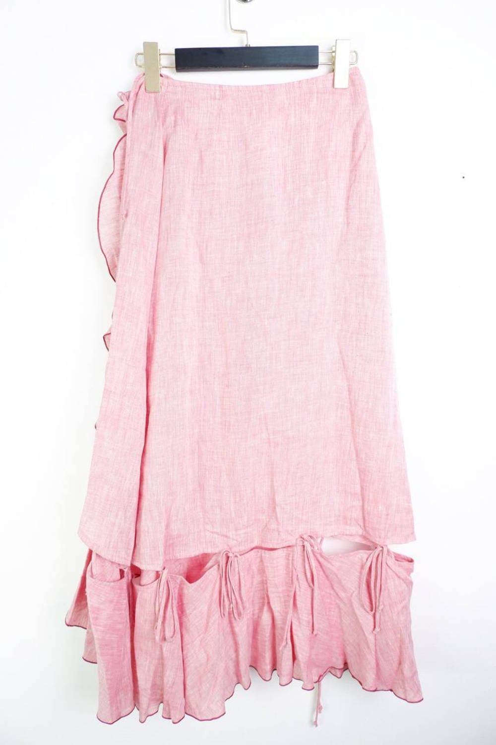 Юбка Акцент льняная, визуально на 44 размер