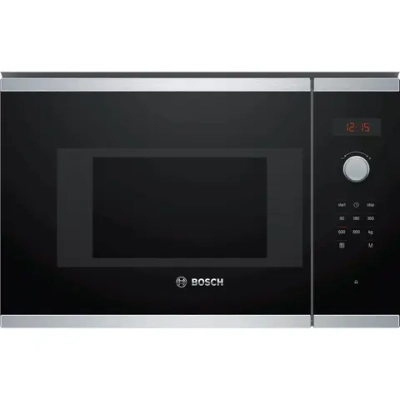 Встраиваемая микроволновая печь Bosch BFL523MS0 20л. 800Вт нержавеющая сталь/черная