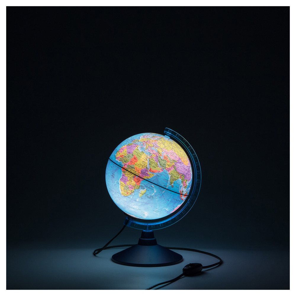 Глобус политический Globen, 25см, интерактивный, с подсветкой + очки виртуальной реальности