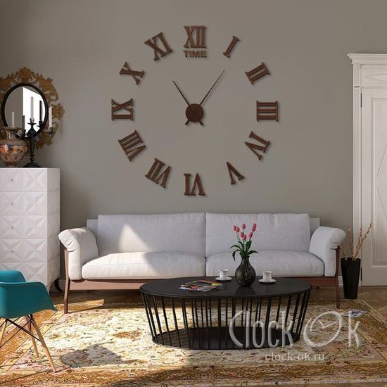 Настенные 3D часы Rome Wall