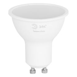 Лампа светодиодная ЭРА GREEN LINE LED MR16-6W-865-GU10 GL 6Вт софит холодный свет GU10 | Лампы cветодиодные Точечные (Софиты) (MR, PAR)