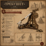 Деревянный конструктор Требушет (KUDRIAVSKIY)
