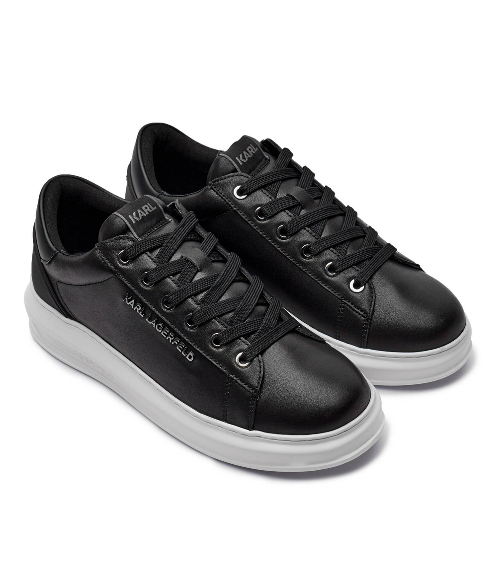 Кожаные кроссовки kapri Karl Lagerfeld - черный(KL52575N)