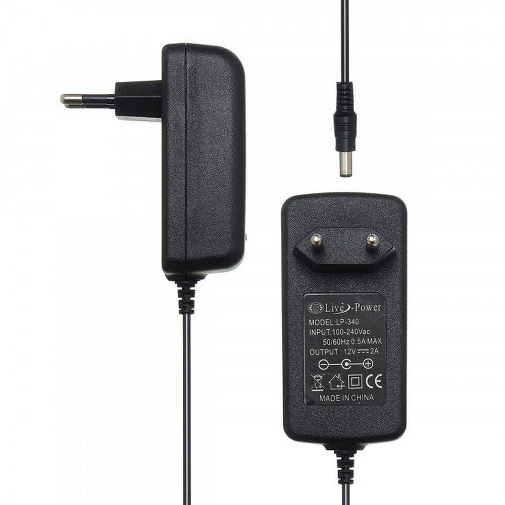 Адаптер питания Live Power LP-340 (12v/2A) штекер 5.5*2.5мм.