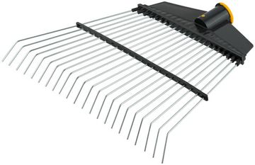 Грабли веерные проволочные (пластмассовая основа), 22 зуба, 290х430 мм, без черенка