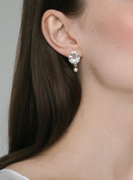 серьги атоллы мини с жемчугом