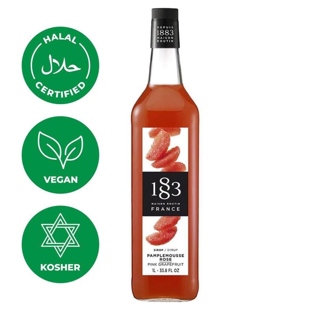 Сироп Грейпфрут розовый 1л 1883 Maison Routin