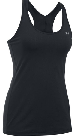 Женский топ теннисный Under Armour HeatGear Armour Racer Tank - черный