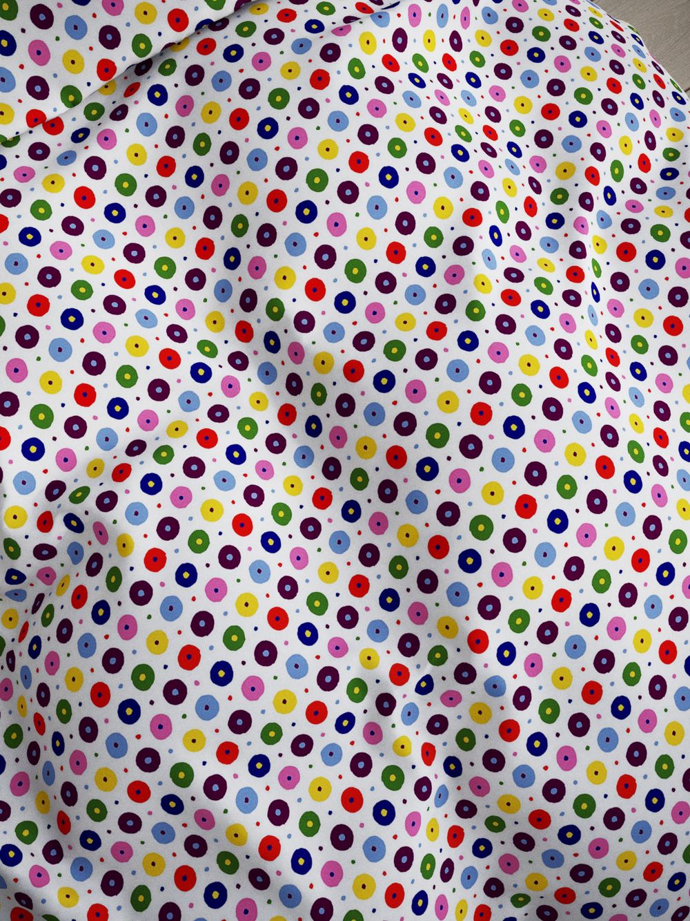 Простынь на резинке перкаль Сказка "Конфетти" 90x200 см