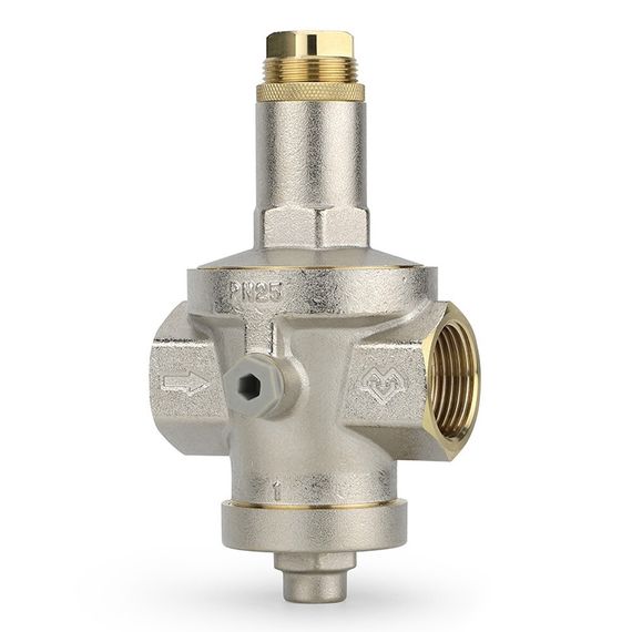 Редуктор давления VARMEGA 1quot;, PN25, мембранный, с присоединением к манометру, VM12803 купить в Москве и Московской области по низкой цене с доставкой по России — (1) Редуктор давления VARMEGA 1quot;, PN25, мембранный, с присоединением к манометру, VM12803 — (1)