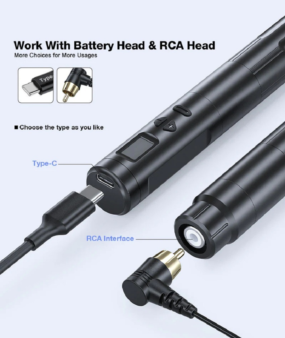 Машинка для тату и татуажа Thunderlord  K6003 Black